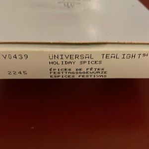 Party lite holiday spice tea lights